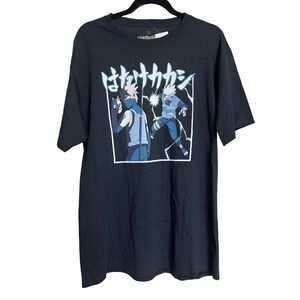 Rue21 Top Mens Size Large Black Naruto Shippuden Anbu Ops Kakashi T-Shirt NWT